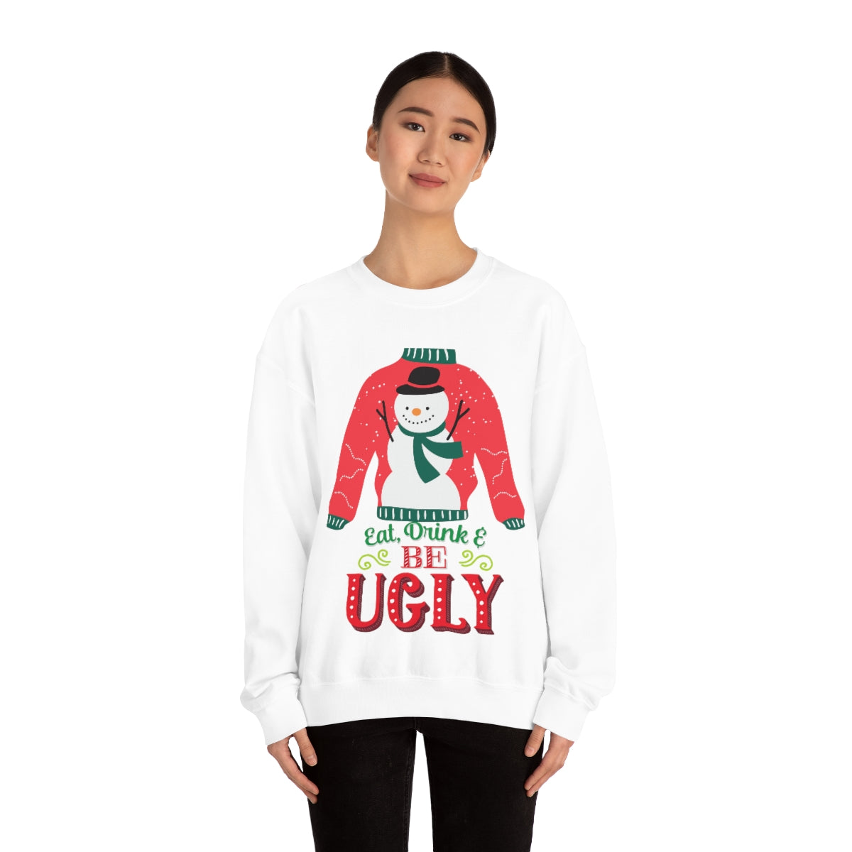 Ugly Christmas Sweater Unisex Heavy Blend™ Crewneck Sweatshirt