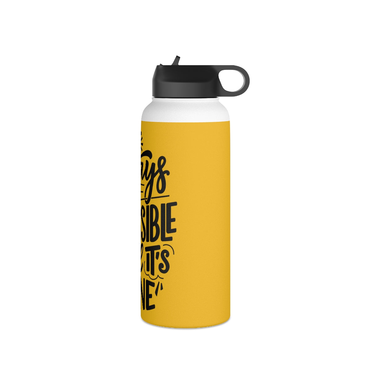 Stainless Steel Water Bottle, Standard Lid