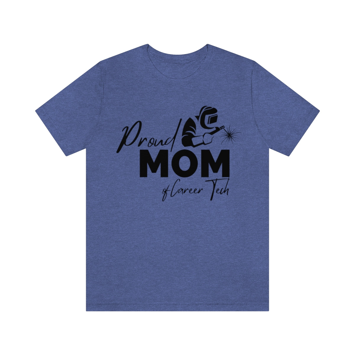 Proud Mom of Career Tech Student Jersey short sleeve tee