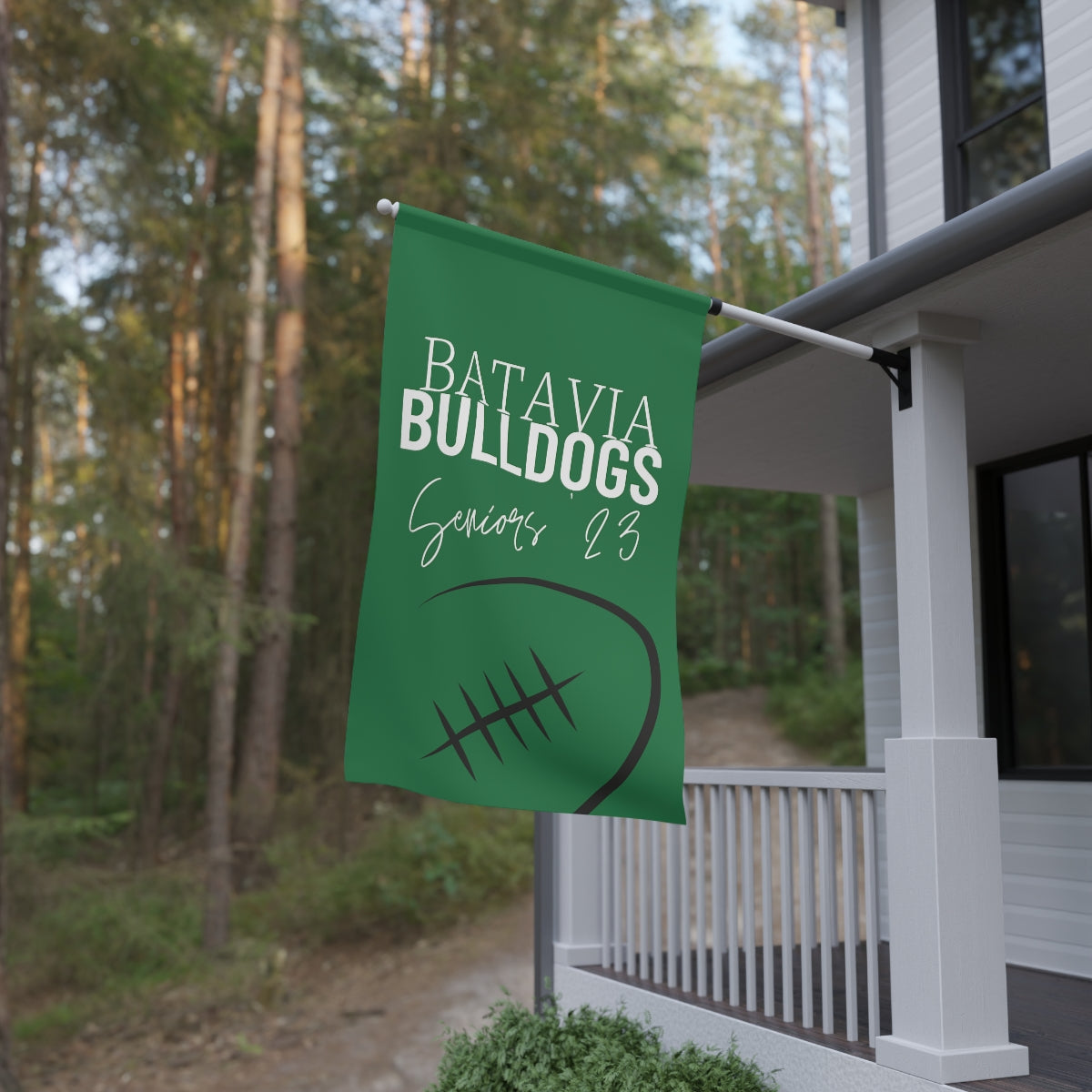 Football Bulldogs House Banner