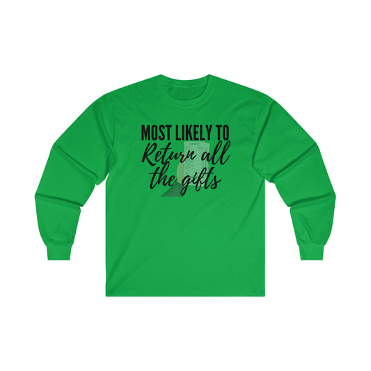 Return the Gifts Ultra Cotton Long Sleeve Tee