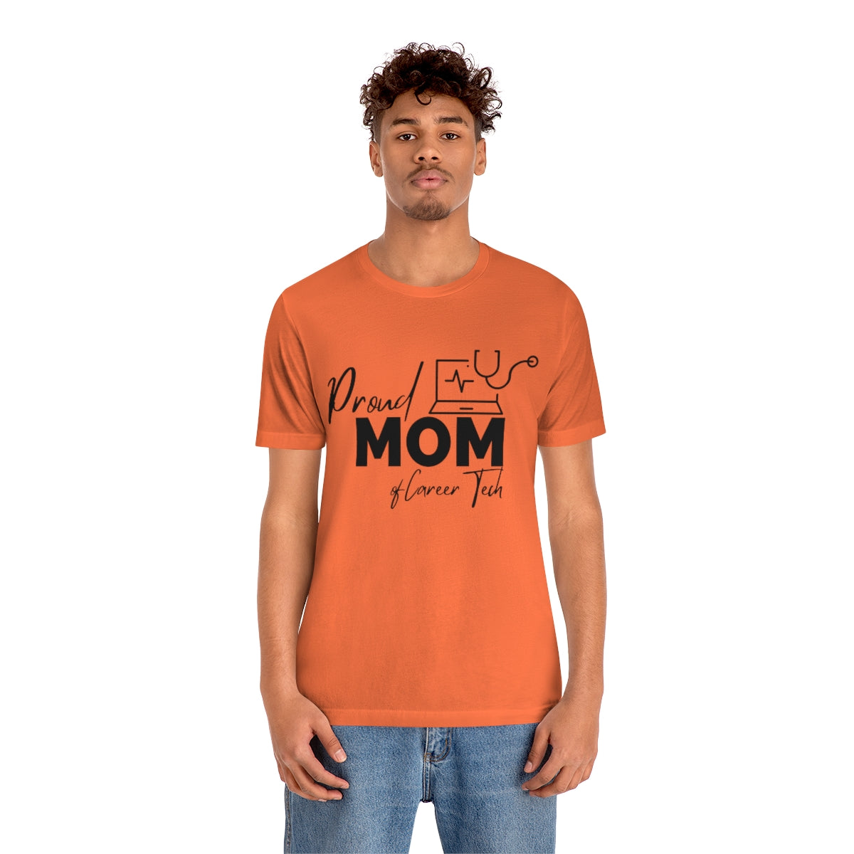 Proud Mom of Career Tech Student Unisex Jersey Short Sleeve Tee