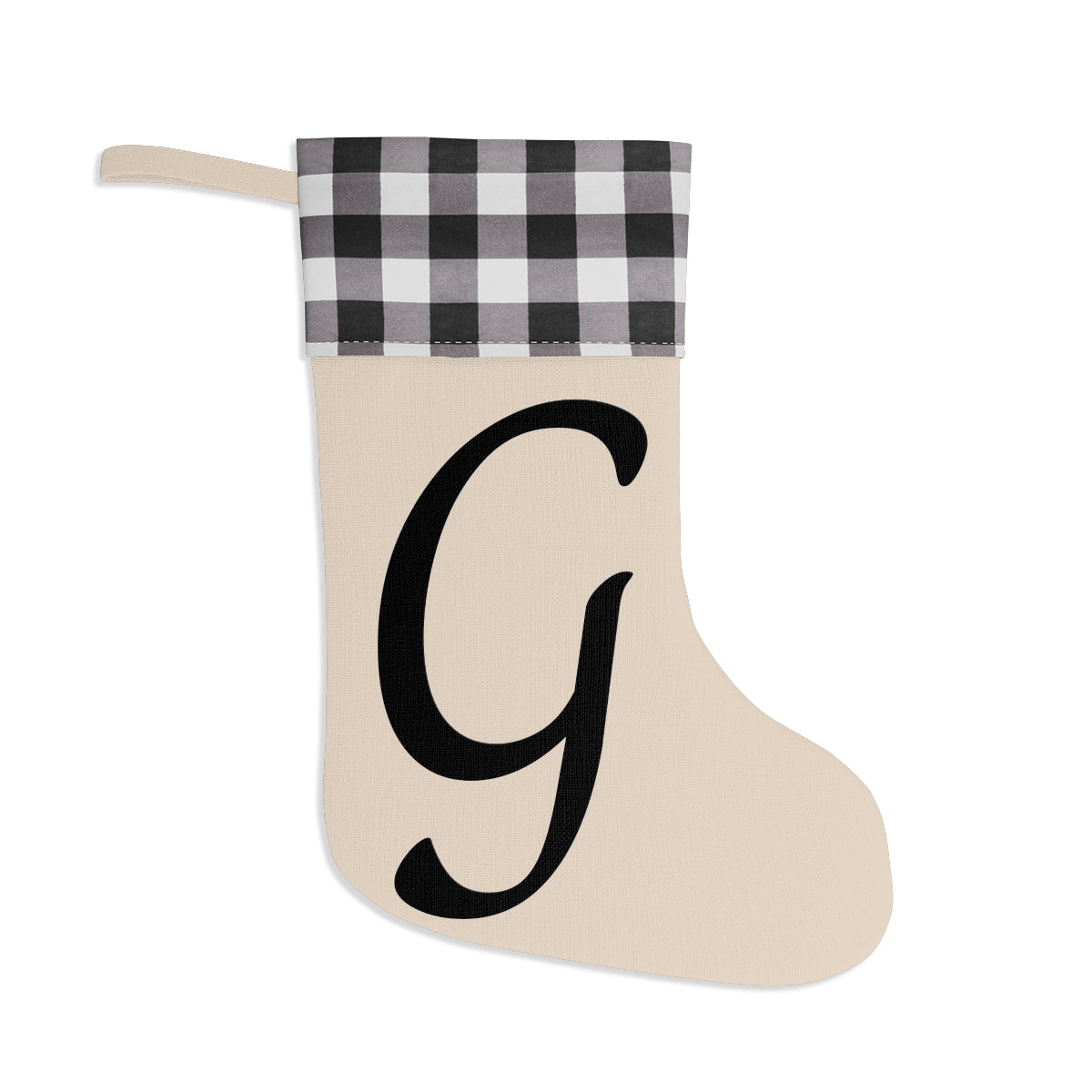 "G" Christmas Stocking