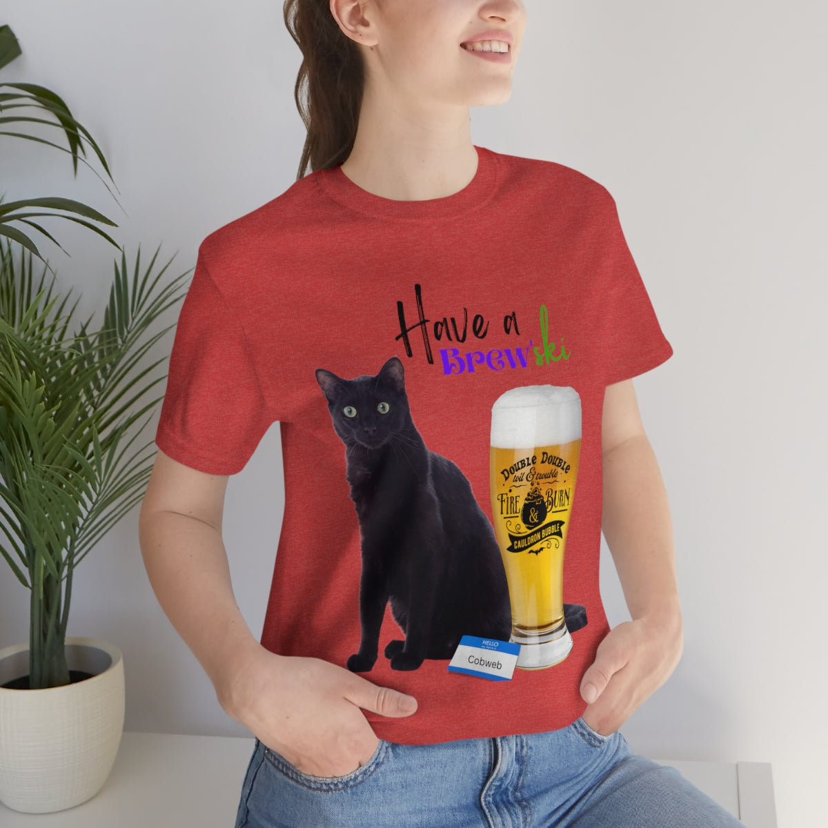 Black Cat Unisex Jersey Short Sleeve Tee