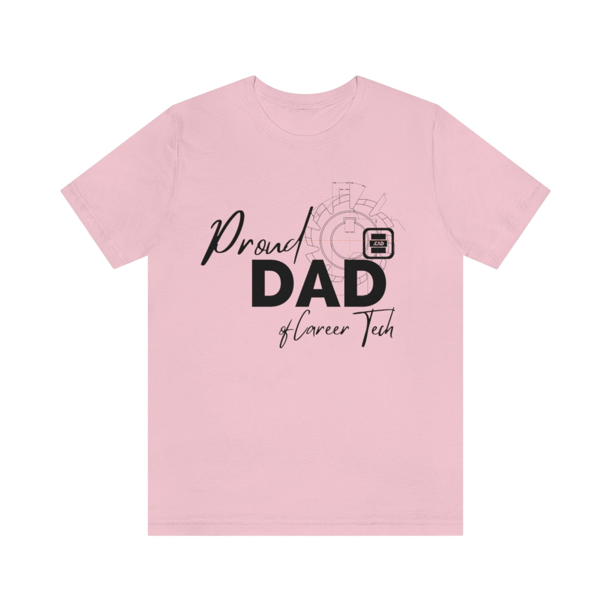 Proud Dad of Career Tech Student Jersey Short Sleeve Tee