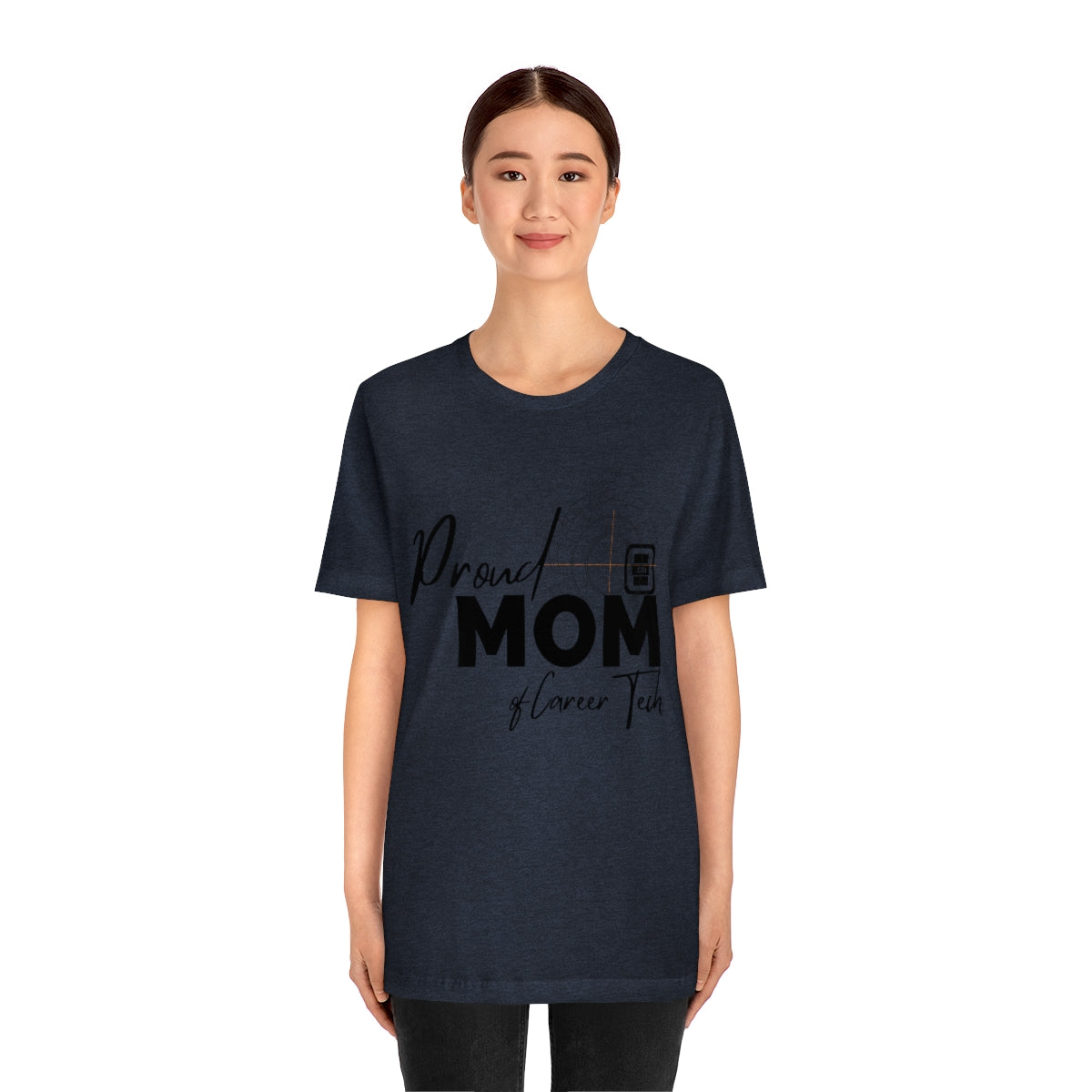 Proud Mom of Career Tech Student Jersey Short Sleeve Tee