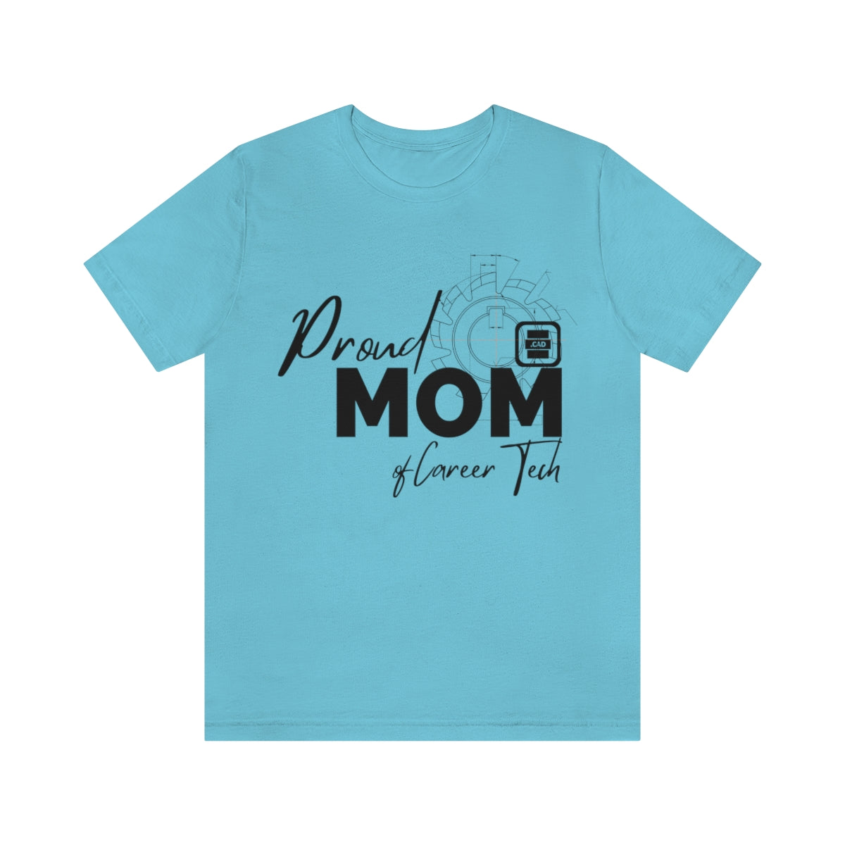 Proud Mom of Career Tech Student Jersey Short Sleeve Tee