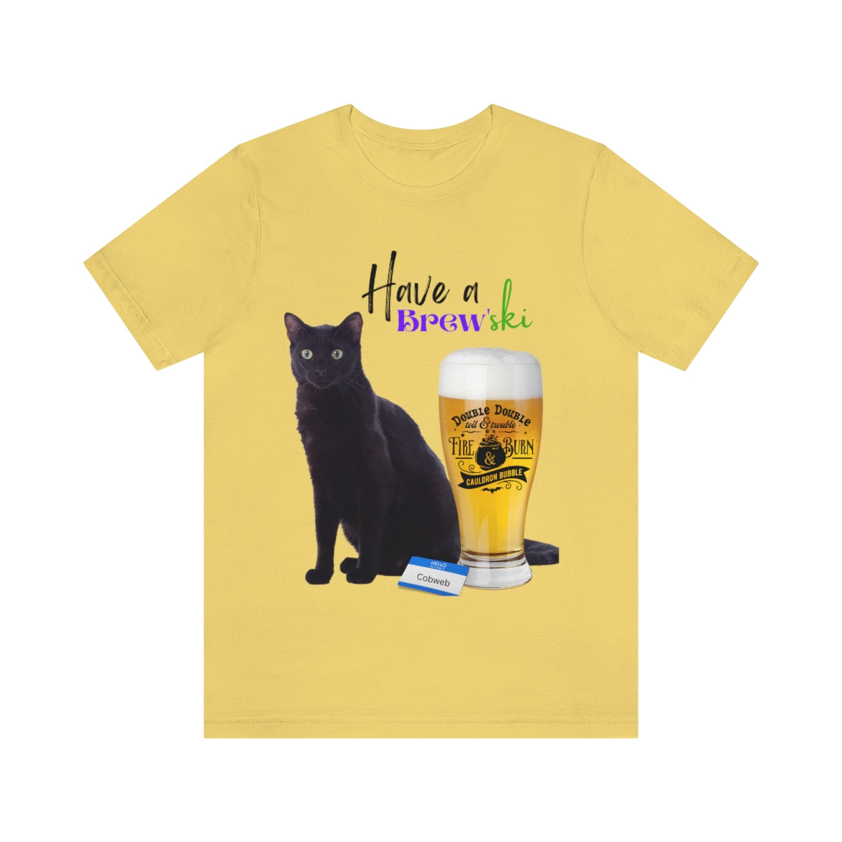 Black Cat Unisex Jersey Short Sleeve Tee