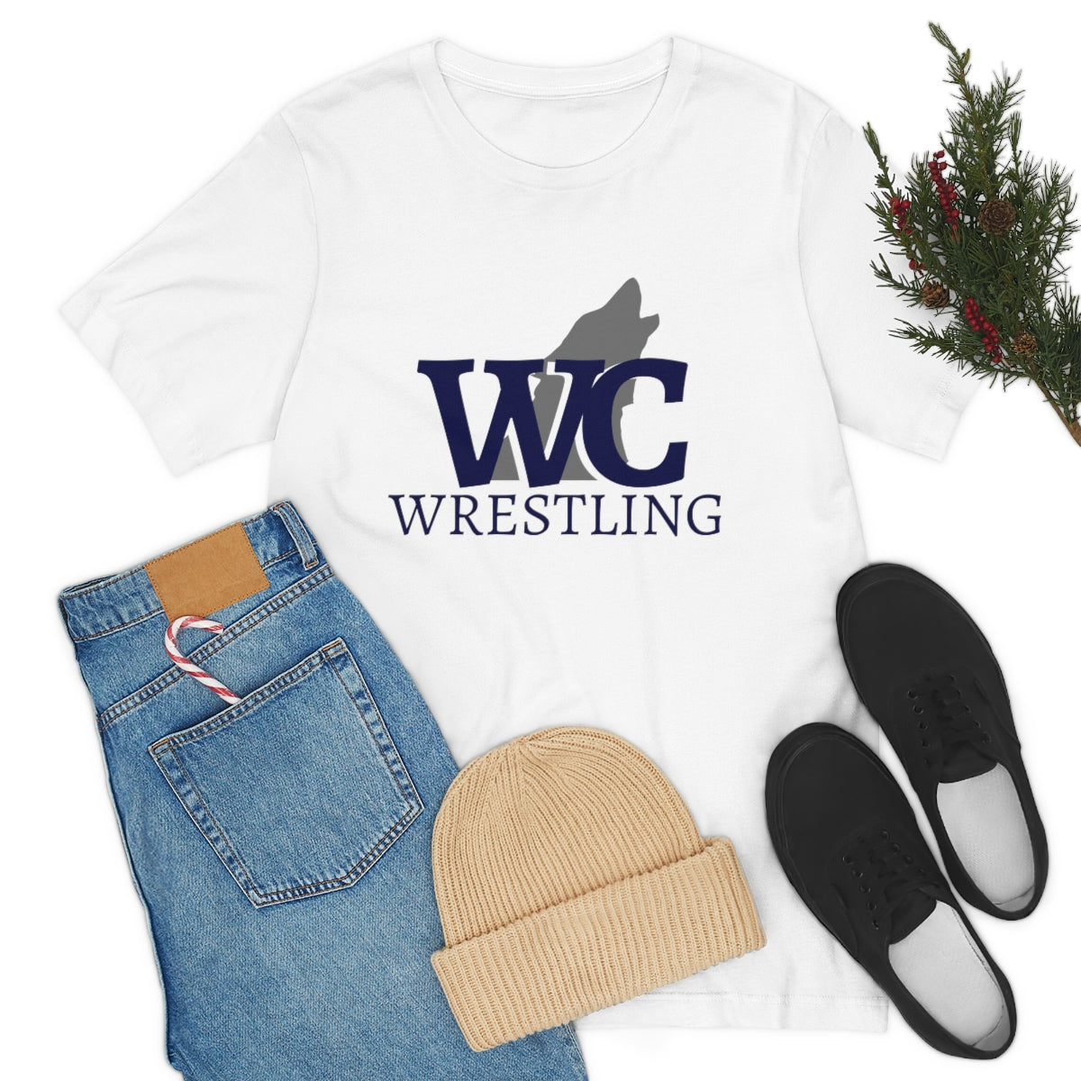 Wrestling Wolves Unisex Jersey Short Sleeve Tee