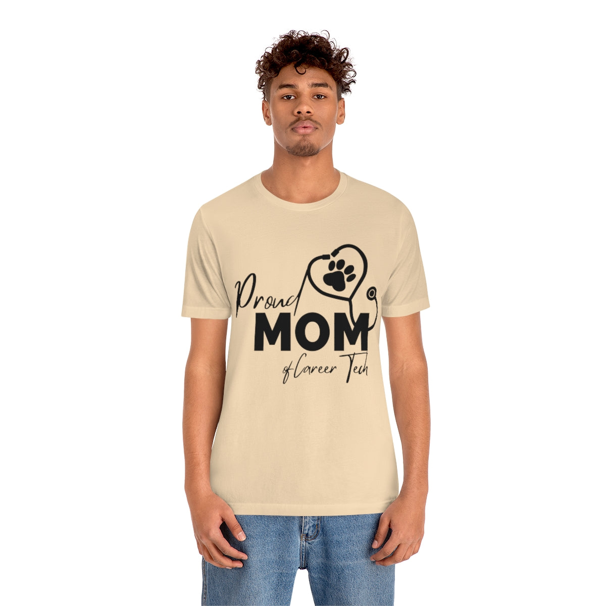 Proud Mom of Career Tech Student Unisex Jersey Short Sleeve Tee