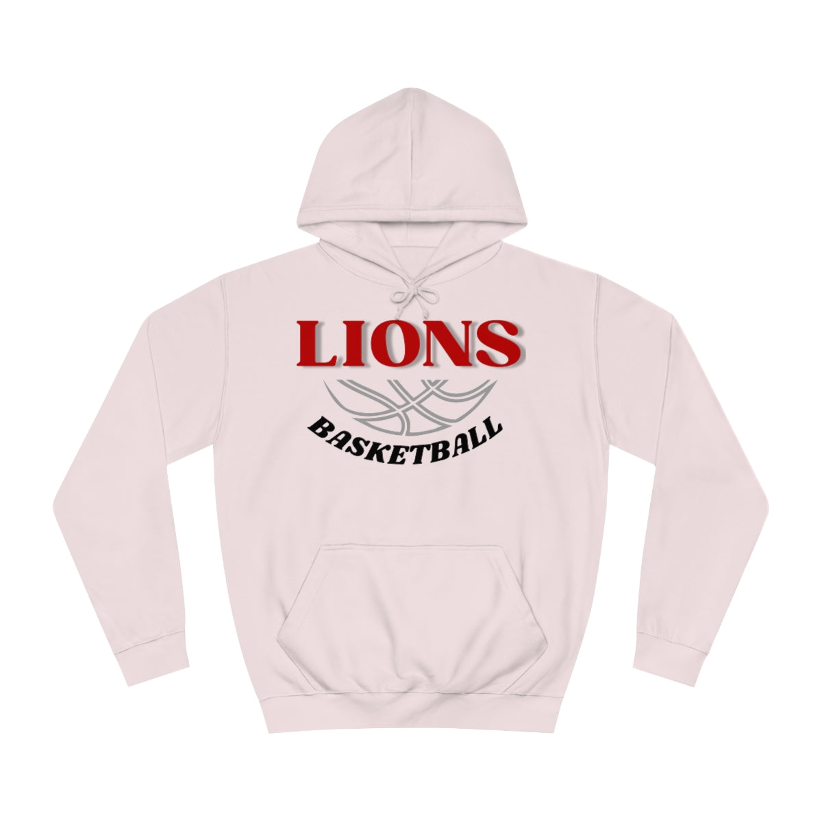 Lions Unisex College Basketball  Hoodie