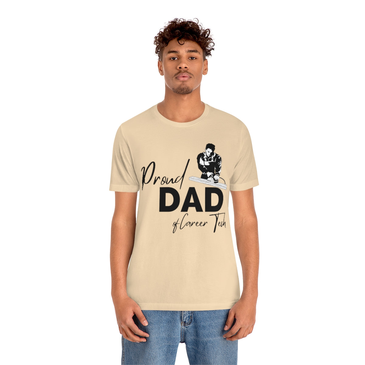 Proud Dad of Career Tech Student  Jersey Short Sleeve Tee