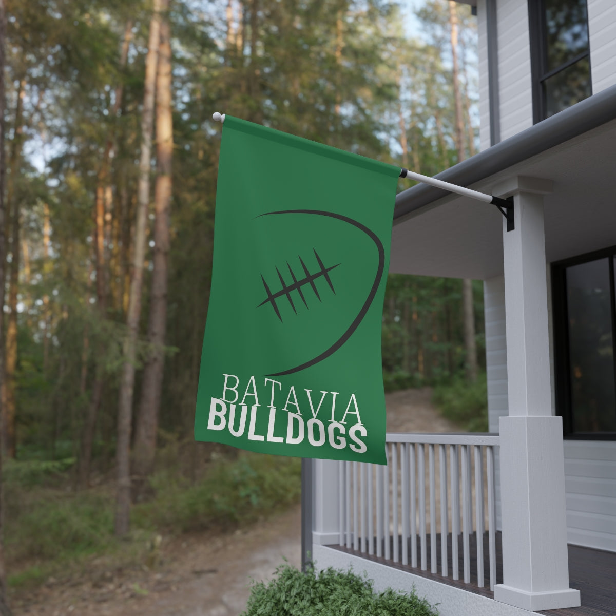 Football Bulldogs House Banner