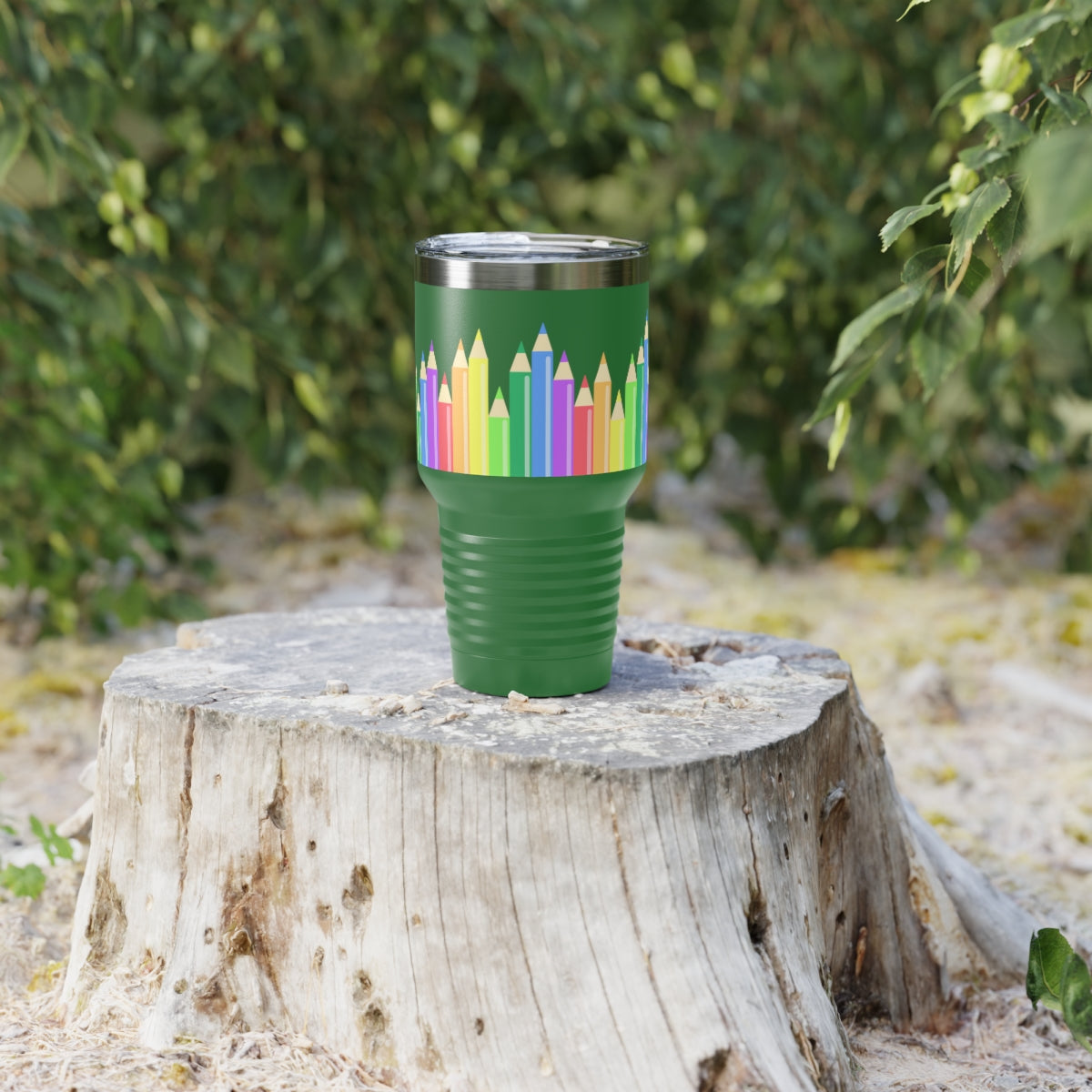 Colored Pencils Ringneck Tumbler, 30oz