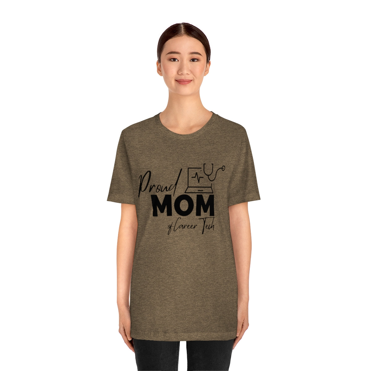 Proud Mom of Career Tech Student Unisex Jersey Short Sleeve Tee