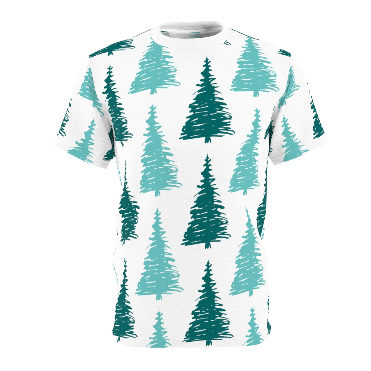 Christmas Tree Forest Unisex AOP Cut & Sew Tee