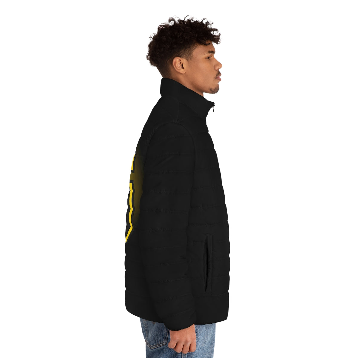 G-Men Men's Puffer Jacket (AOP)