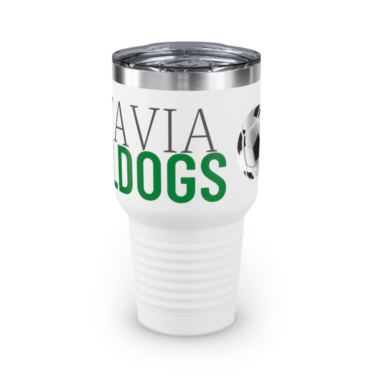 Bulldog Soccer Ringneck Tumbler, 30oz