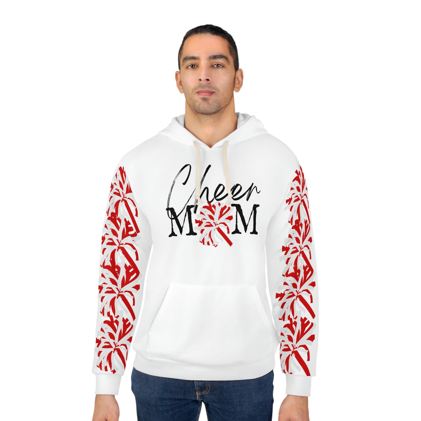 Tigers Cheer Mom AOP Unisex Pullover Hoodie