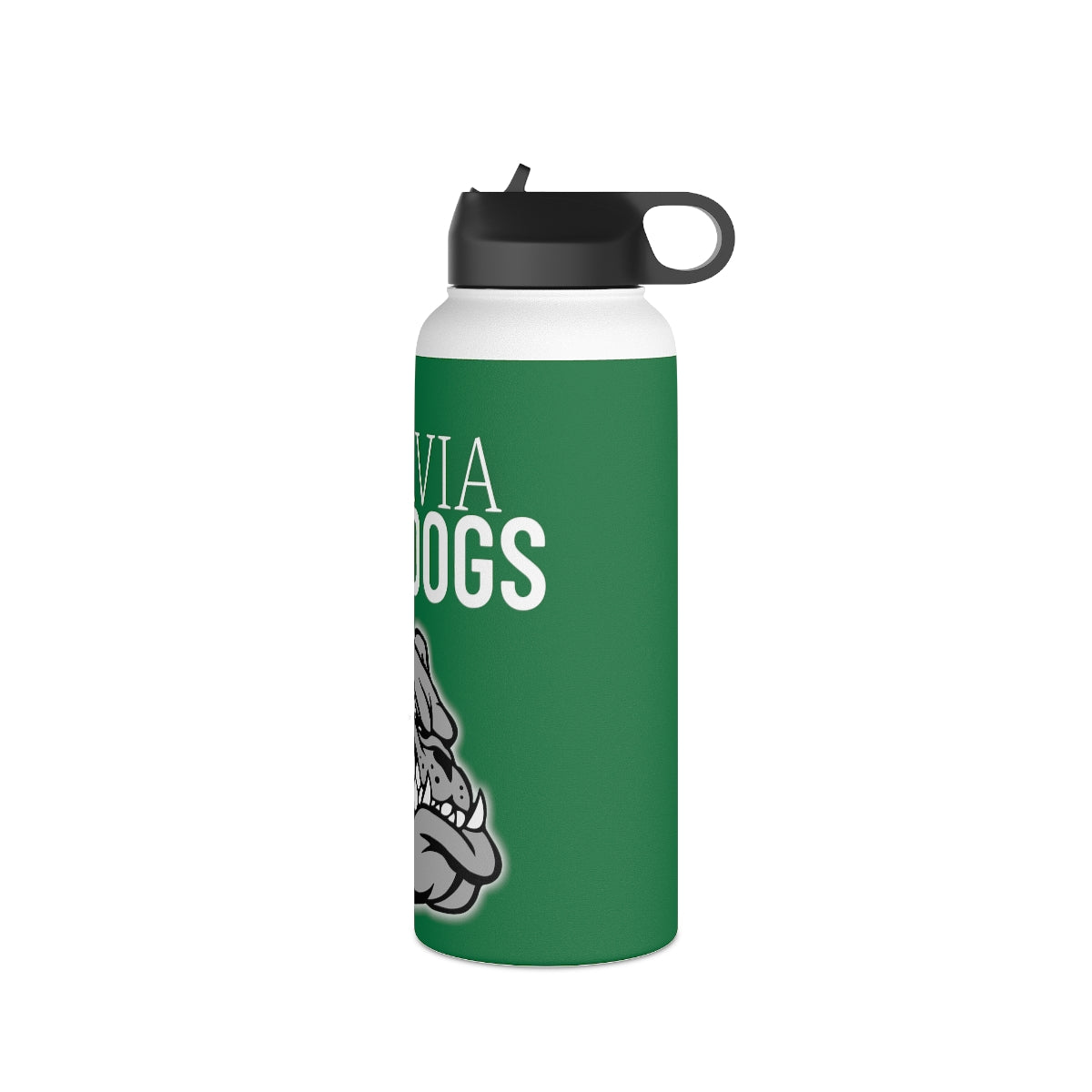 Bulldogs Stainless Steel Water Bottle, Standard Lid