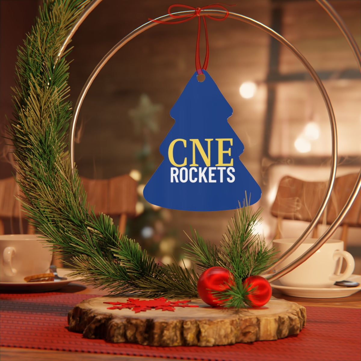 Rockets Metal Ornaments