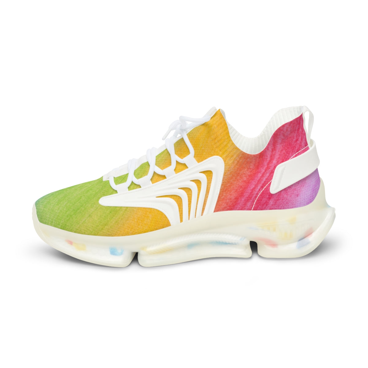 Rainbow Mesh Sports Sneakers