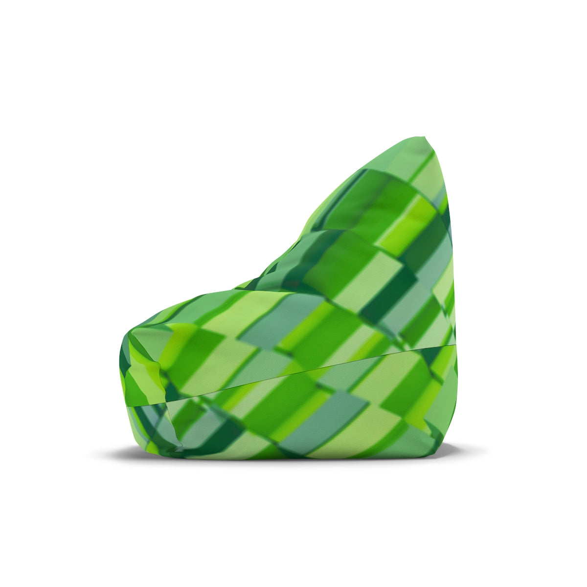 Green Blocks Bean Bag Chair Cover (Filling Sold Separately)