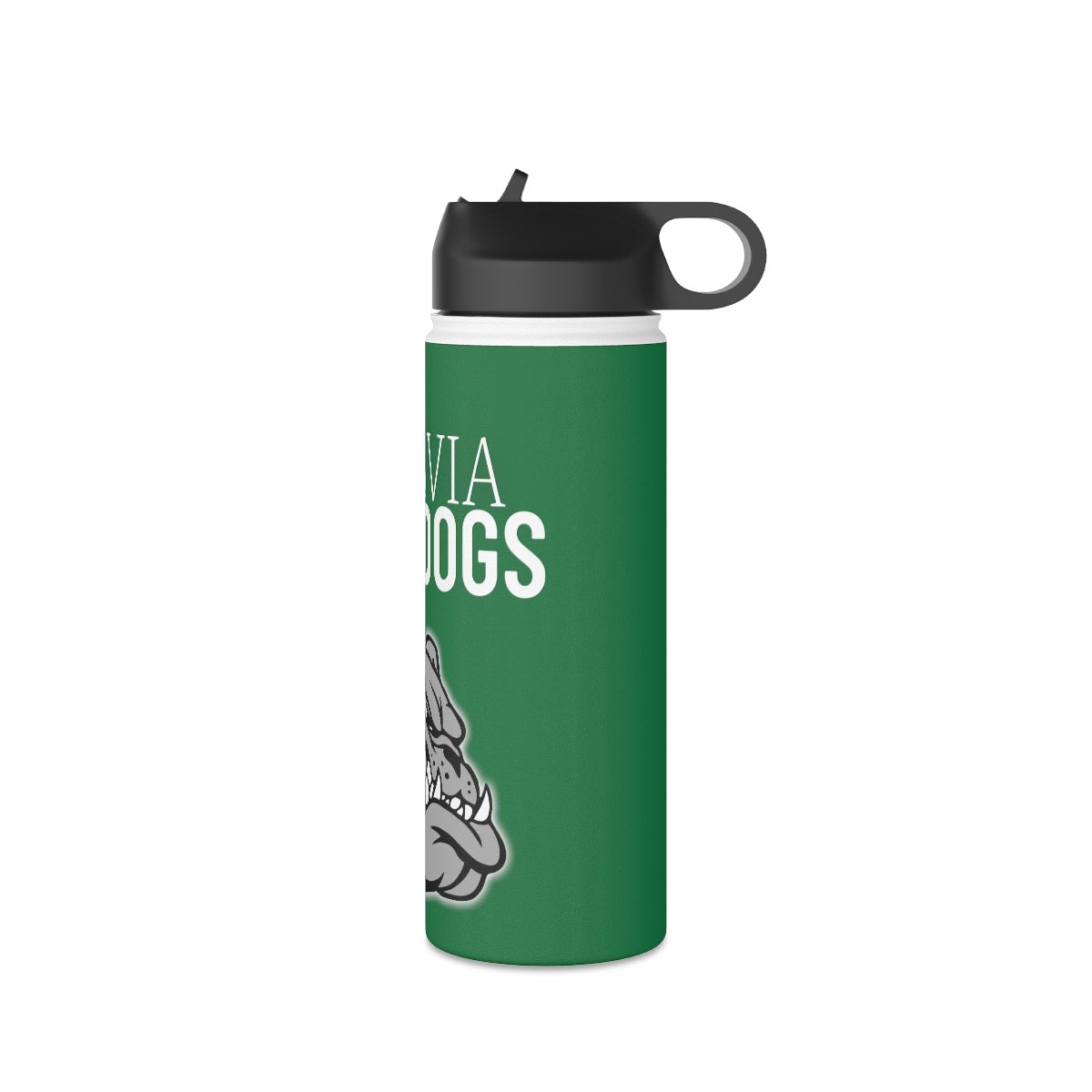 Bulldogs Stainless Steel Water Bottle, Standard Lid