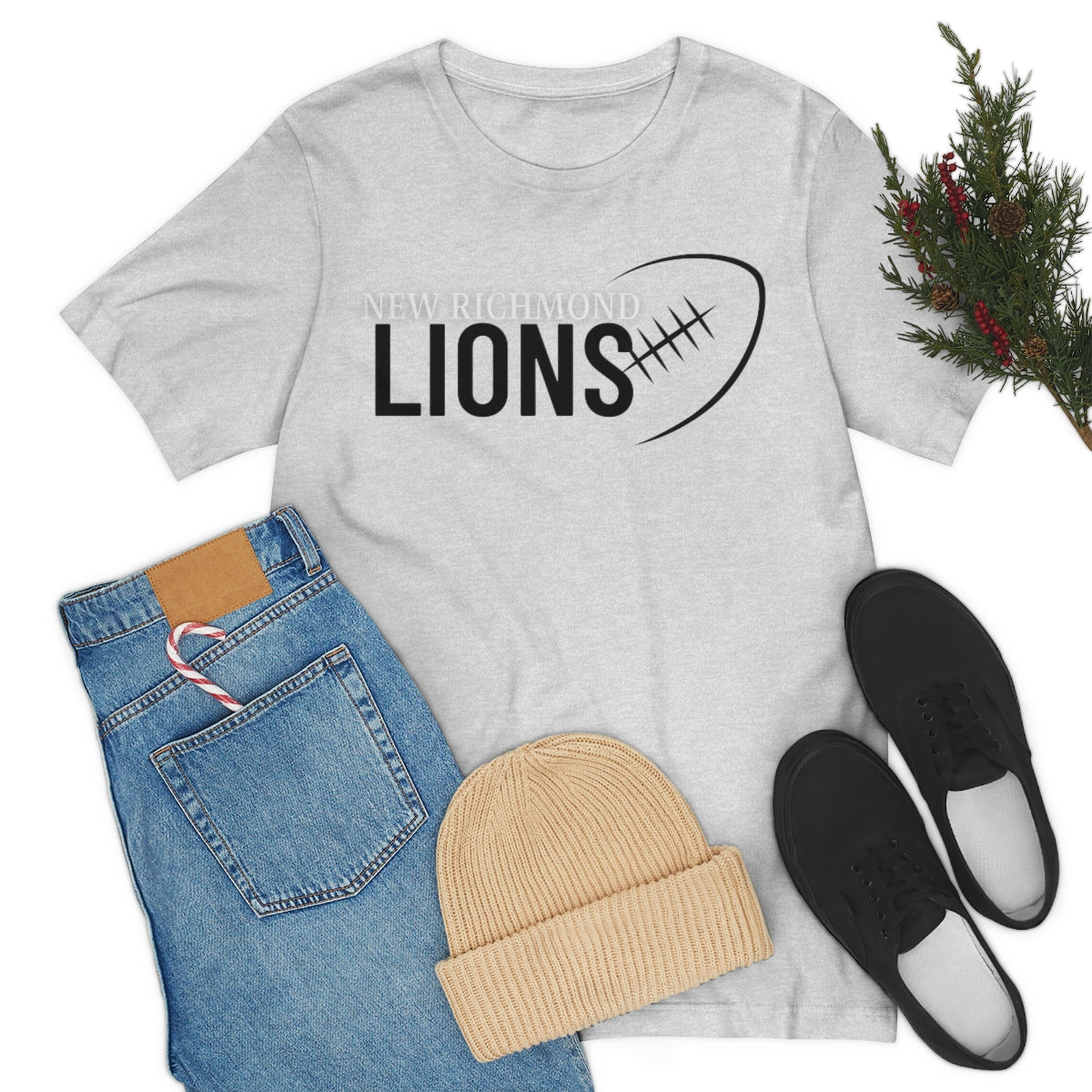 Lions Football Unisex Jersey Short Sleeve Tee