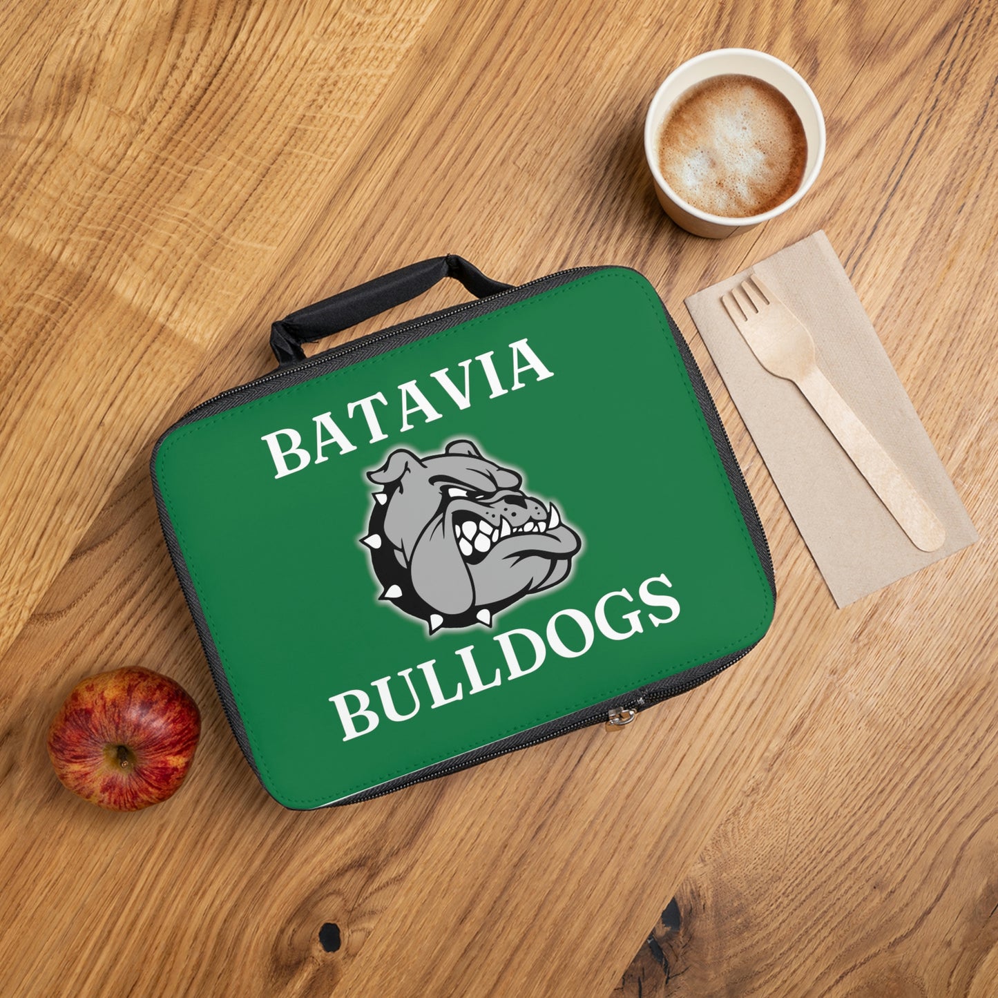 Green  Bulldogs Lunch Bag