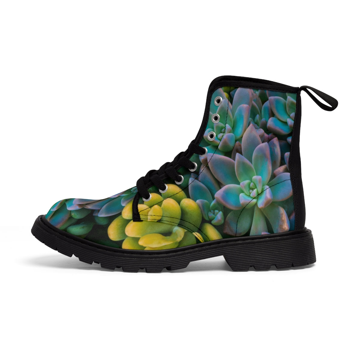 Succulent Women's Canvas Boots