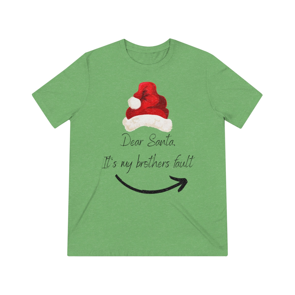 Dear Santa Unisex Triblend Tee