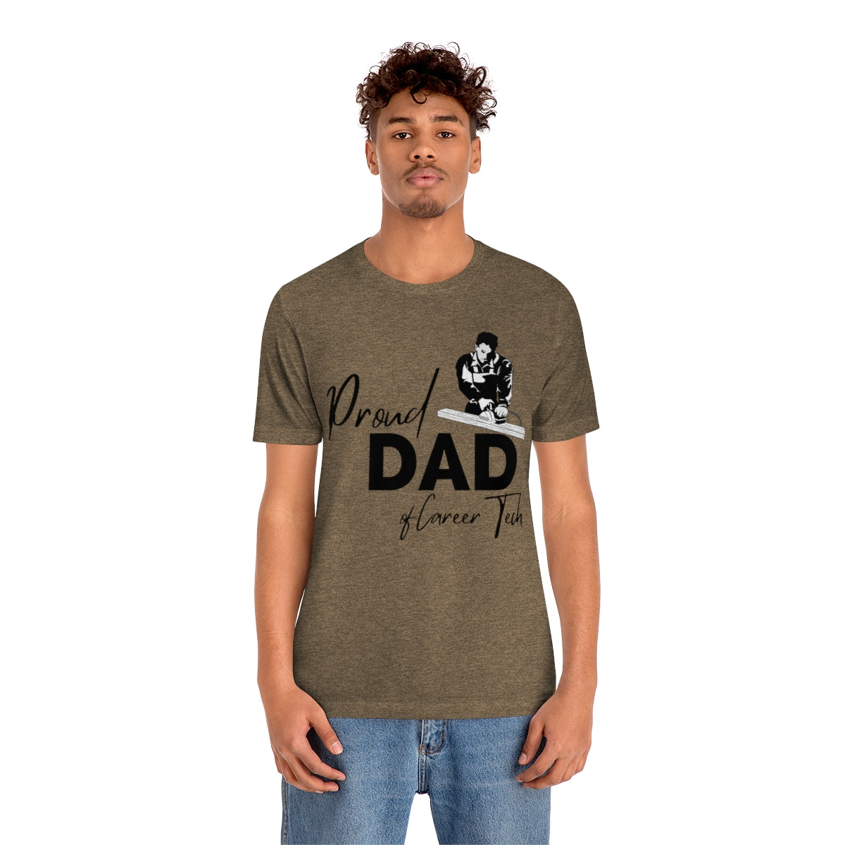 Proud Dad of Career Tech Student  Jersey Short Sleeve Tee