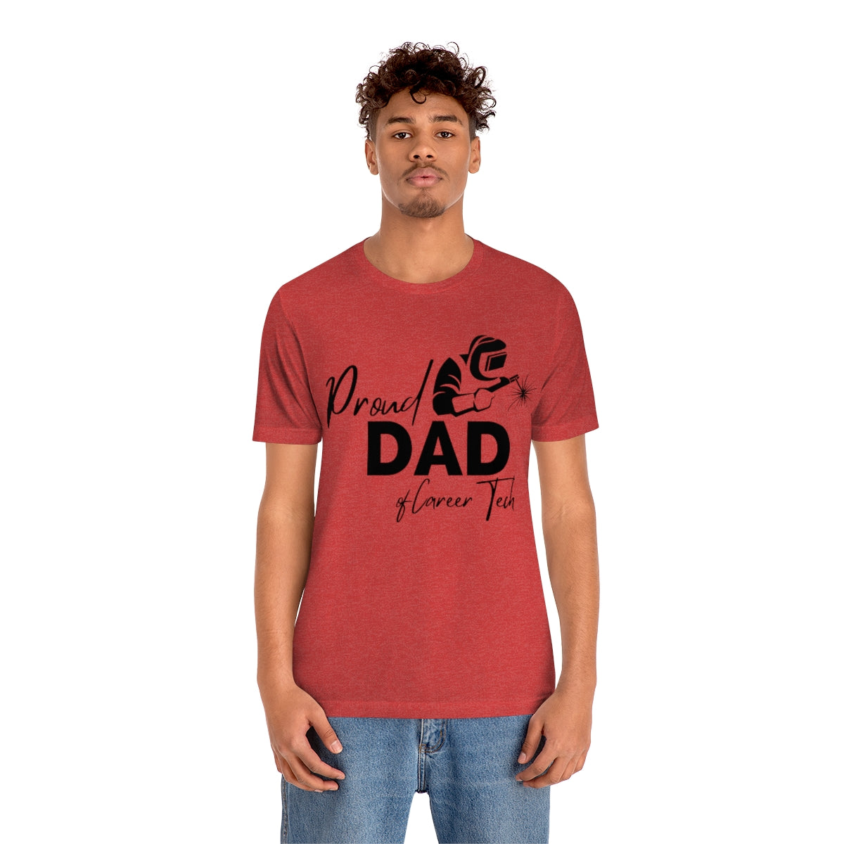 Proud Dad of Career Tech Student  Unisex Jersey