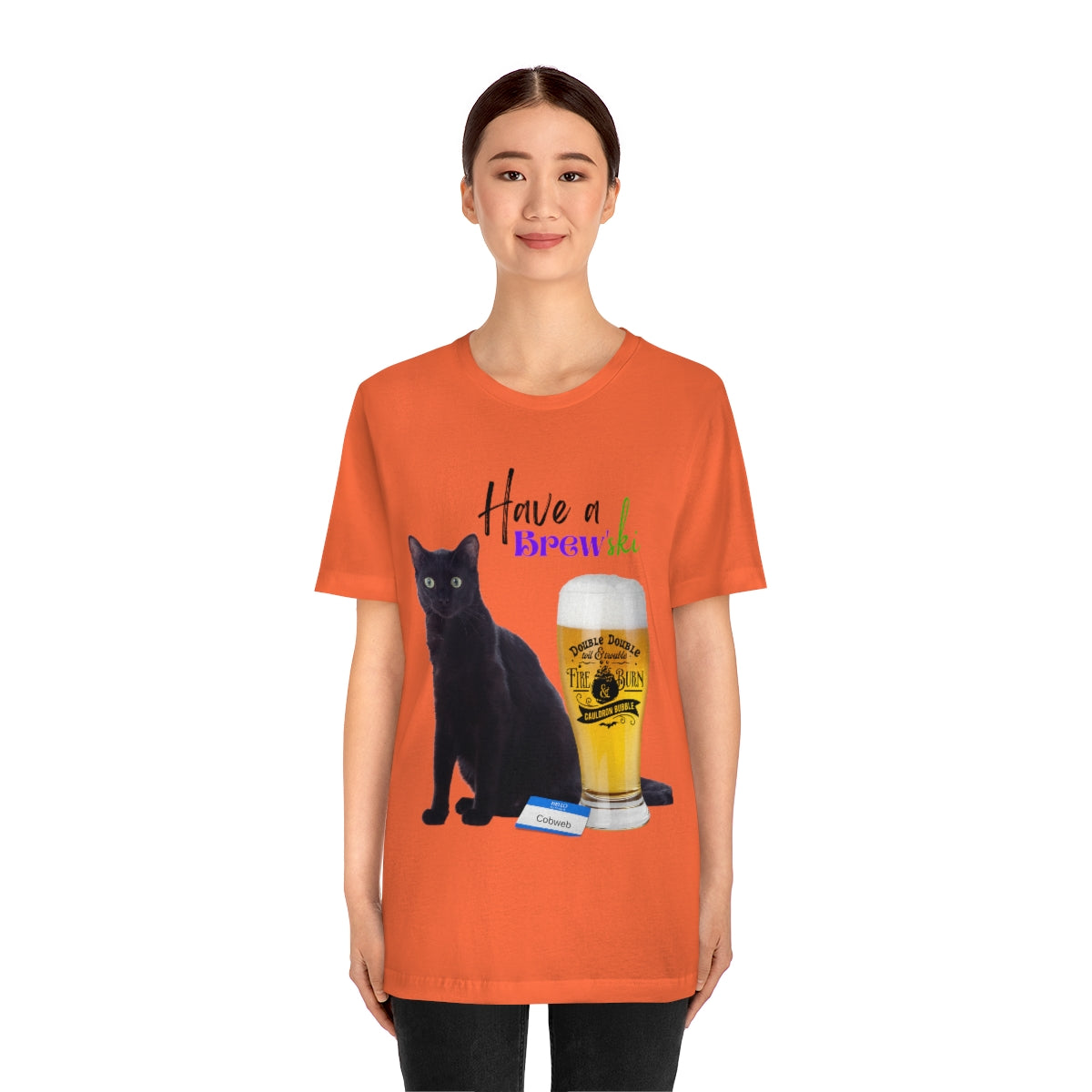 Black Cat Unisex Jersey Short Sleeve Tee