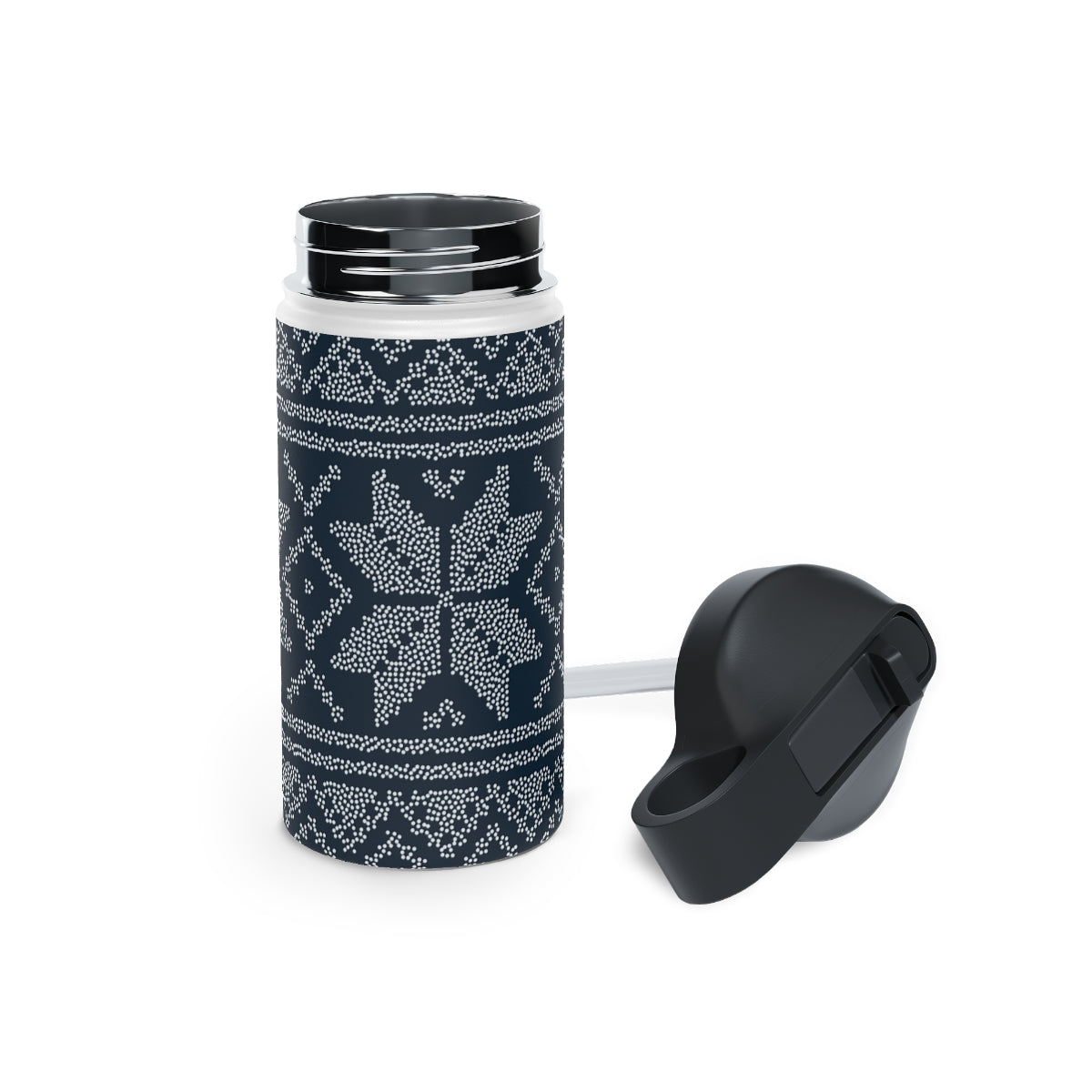 ugly sweater Stainless Steel Water Bottle, Standard Lid