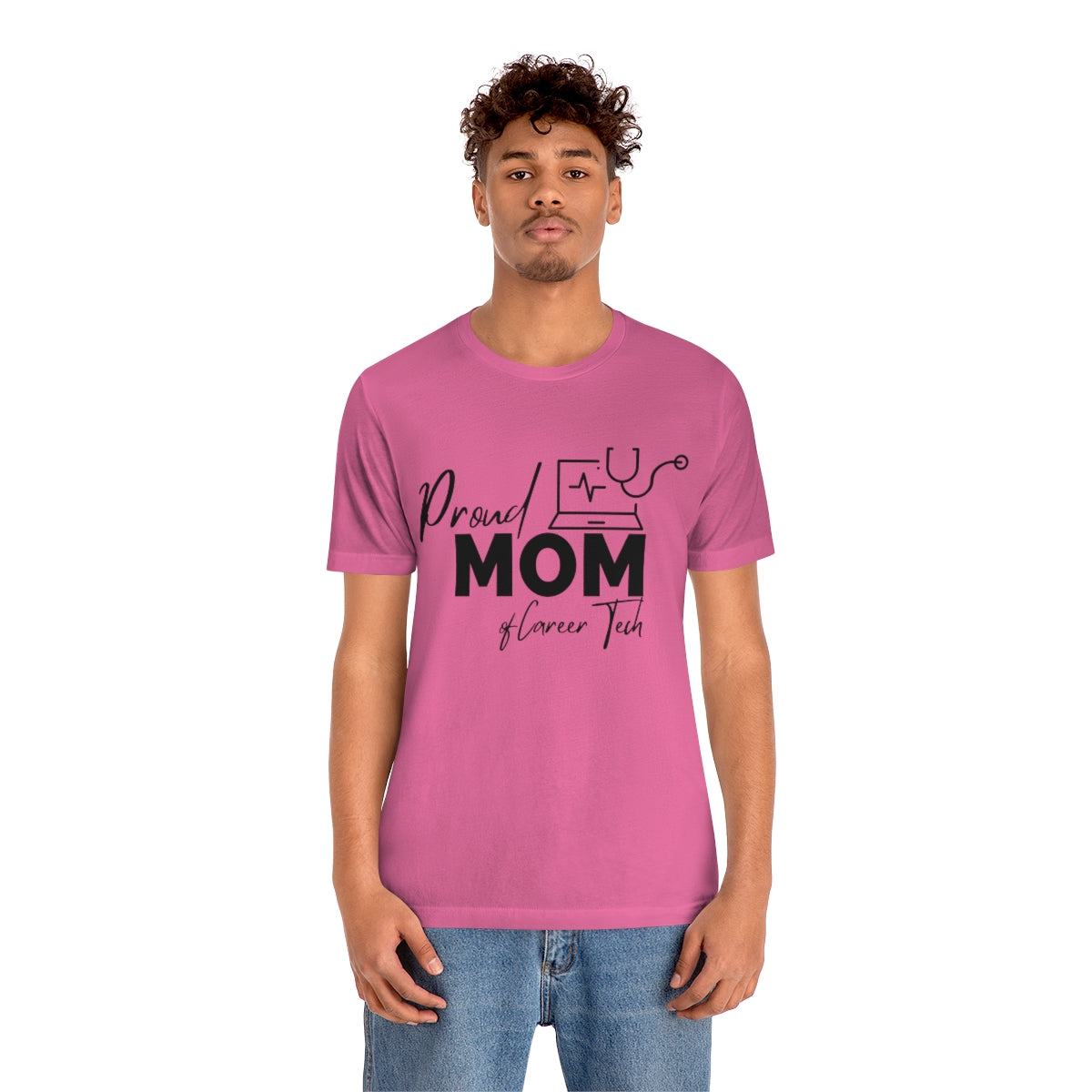 Proud Mom of Career Tech Student Unisex Jersey Short Sleeve Tee