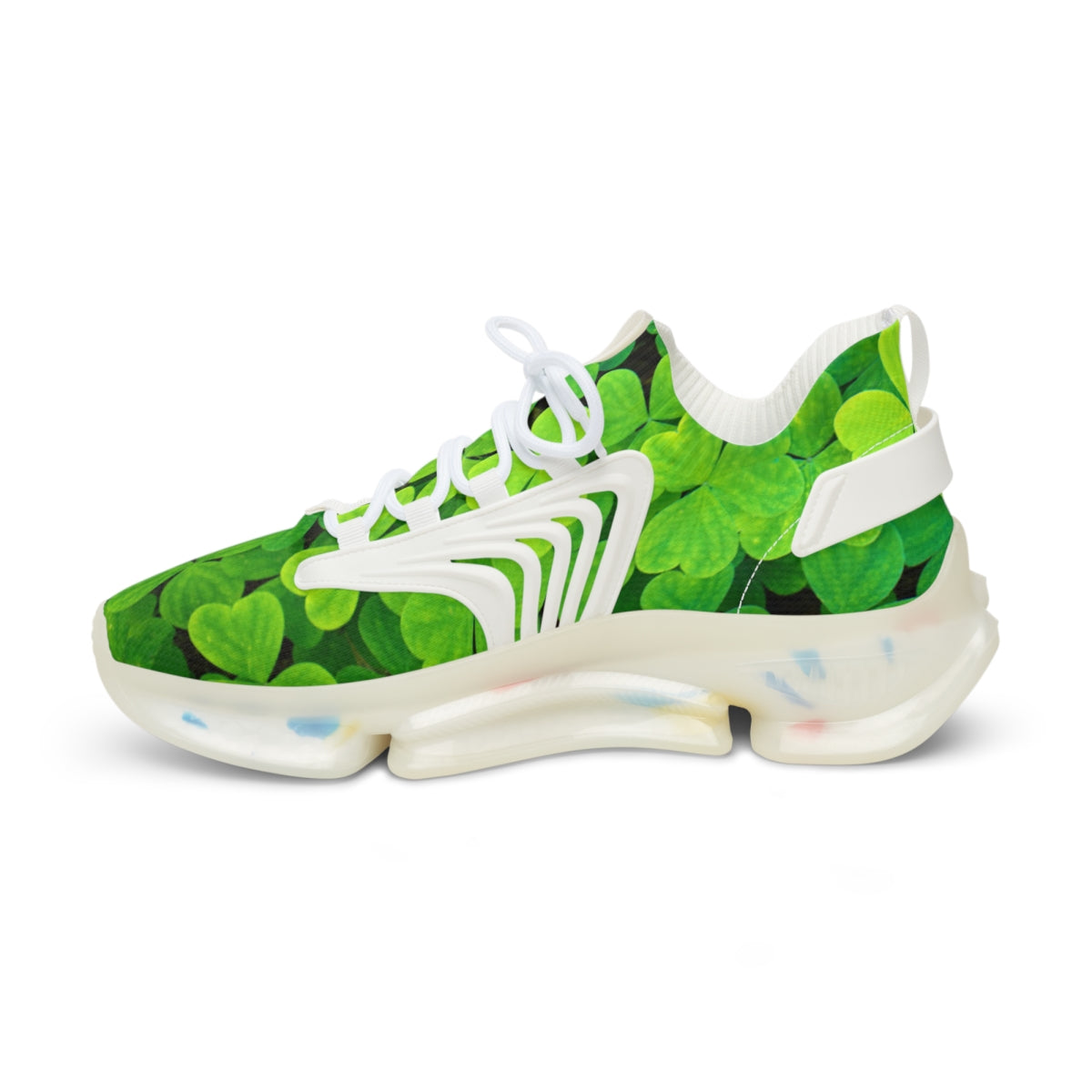 Lucky Clover Men's Mesh Sports Sneakers