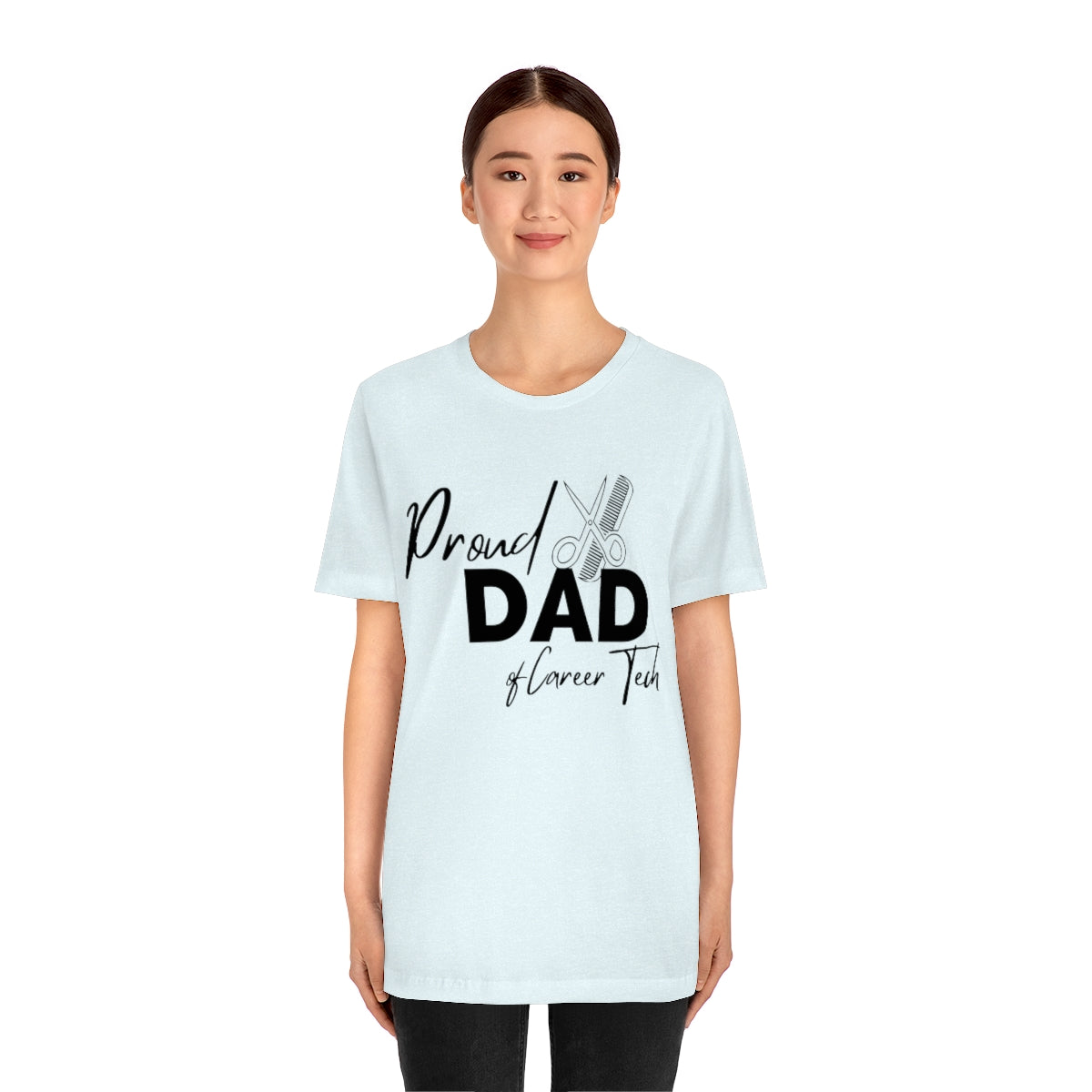 Proud Dad of Career Tech Student Jersey Short Sleeve Tee