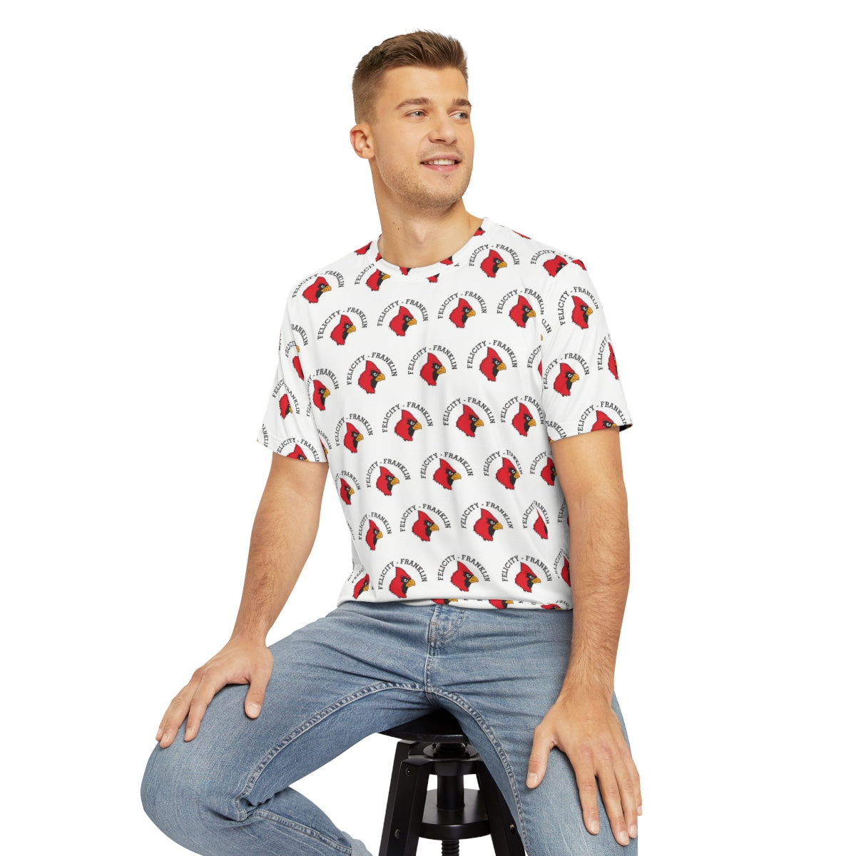 Cardinals Men's Polyester Tee (AOP)