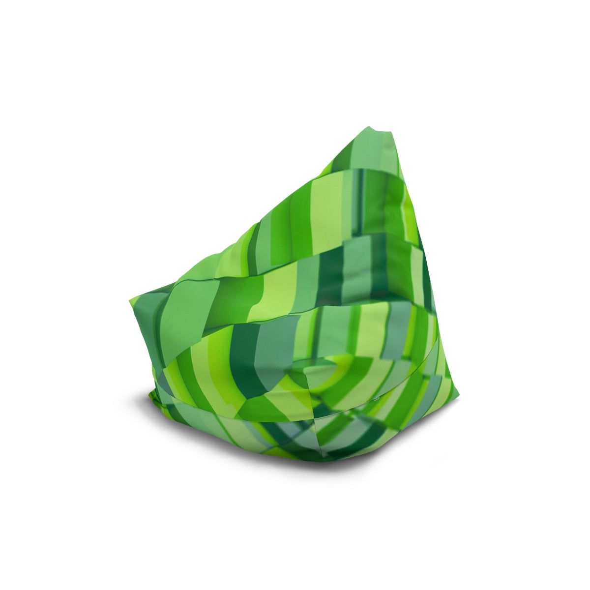 Green Blocks Bean Bag Chair Cover (Filling Sold Separately)