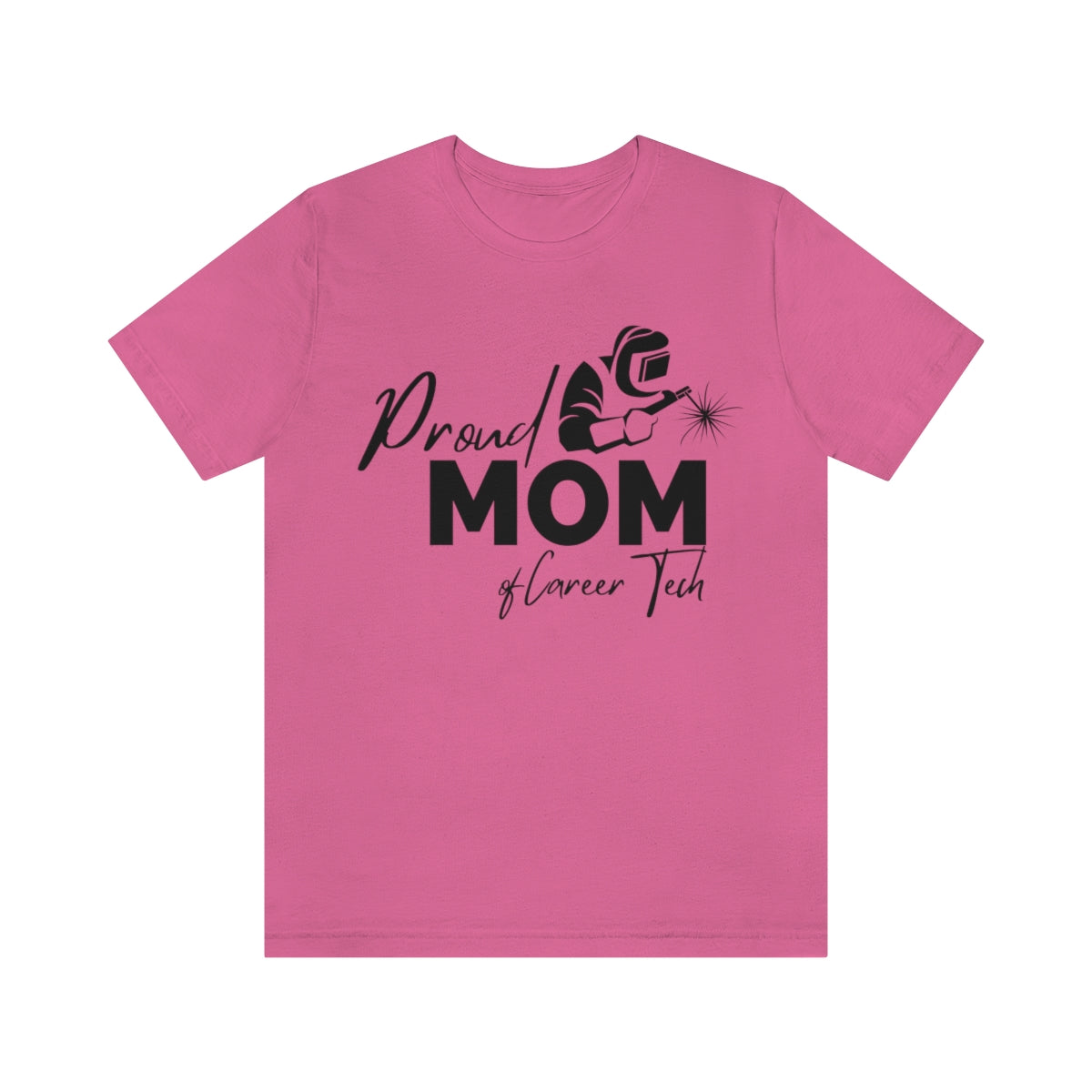 Proud Mom of Career Tech Student Jersey short sleeve tee