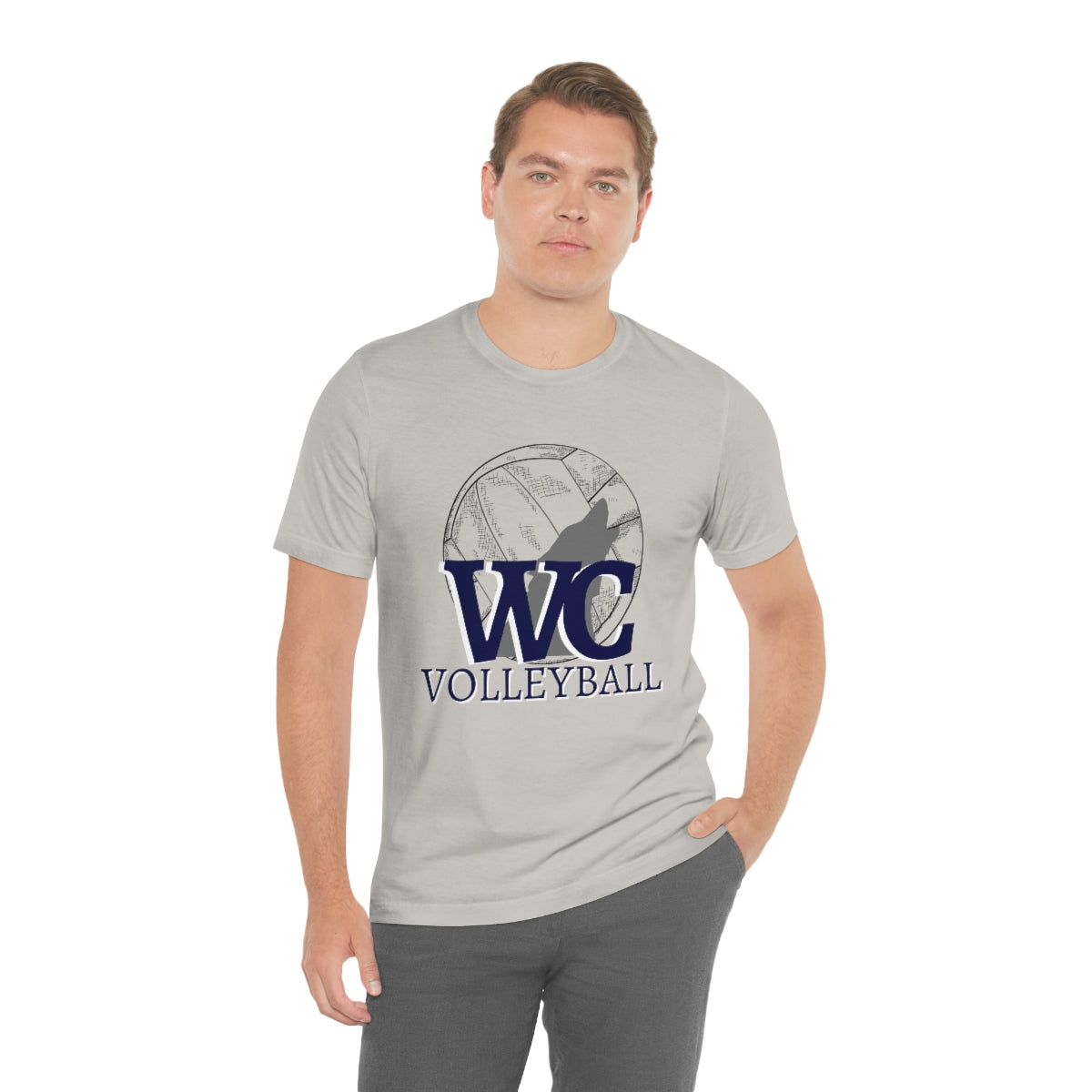 Volleyball Wolves Unisex Jersey Short Sleeve Tee