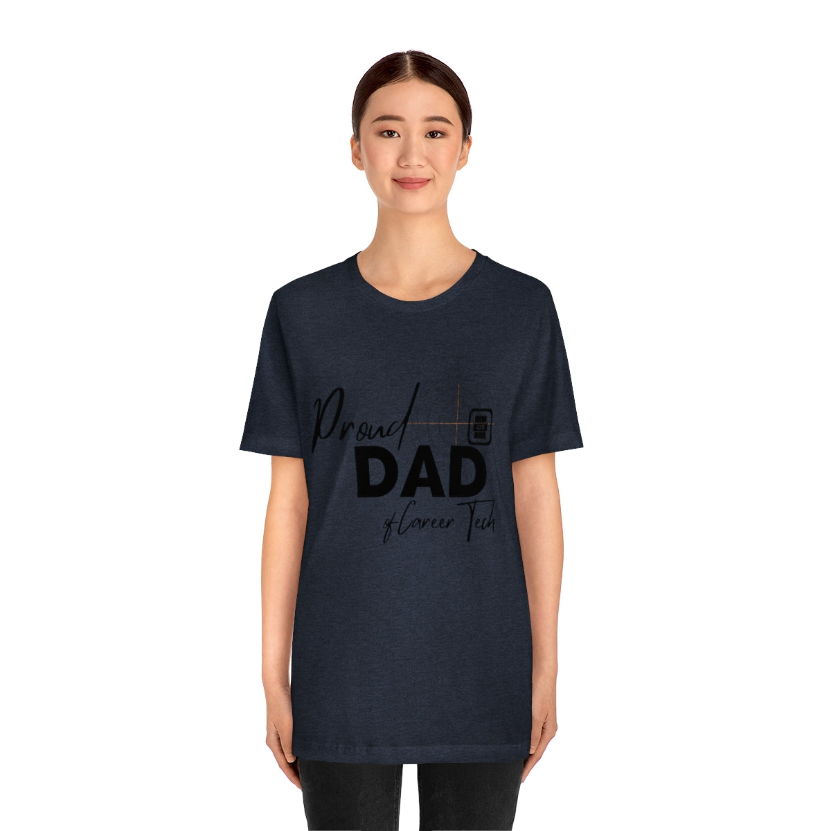 Proud Dad of Career Tech Student Jersey Short Sleeve Tee