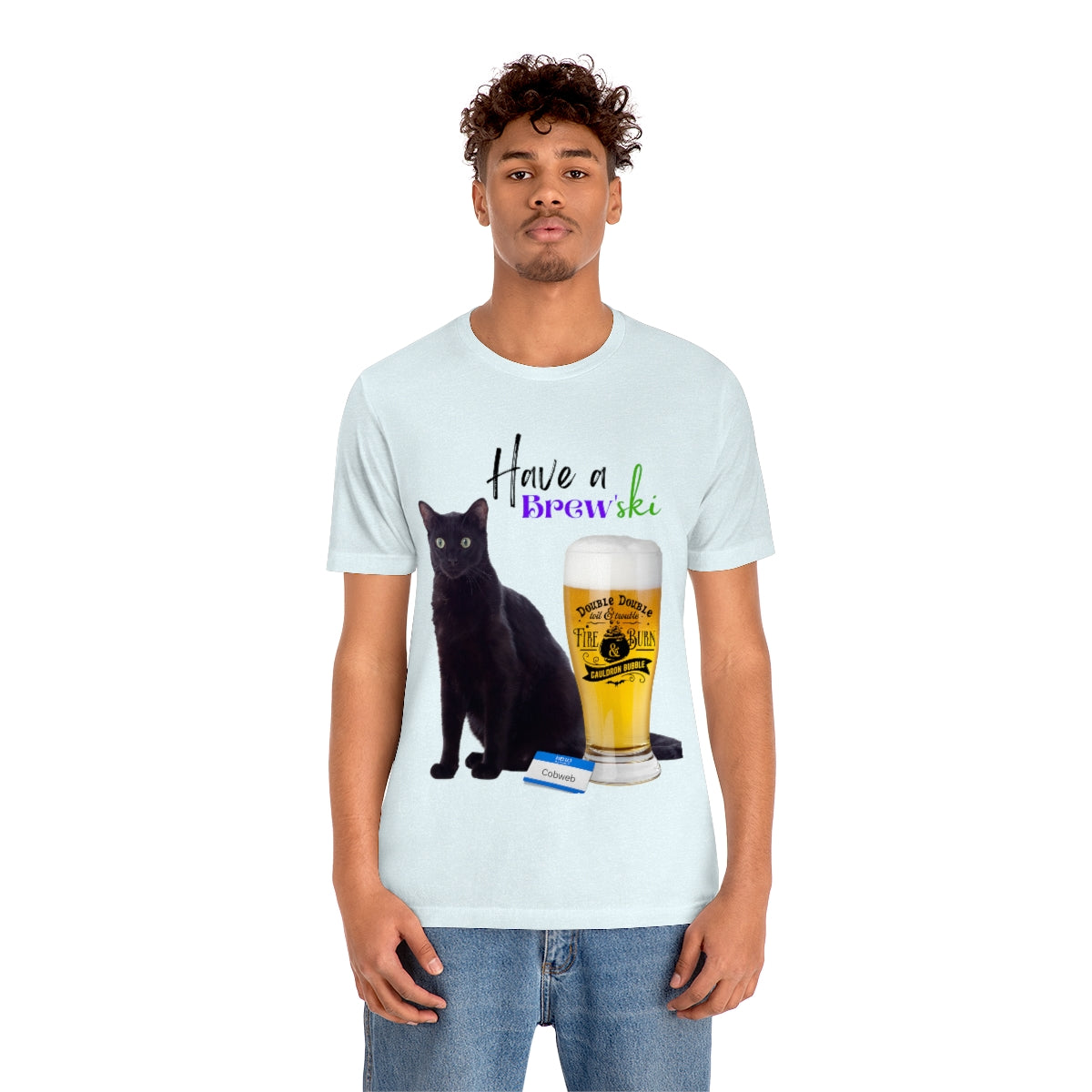 Black Cat Unisex Jersey Short Sleeve Tee