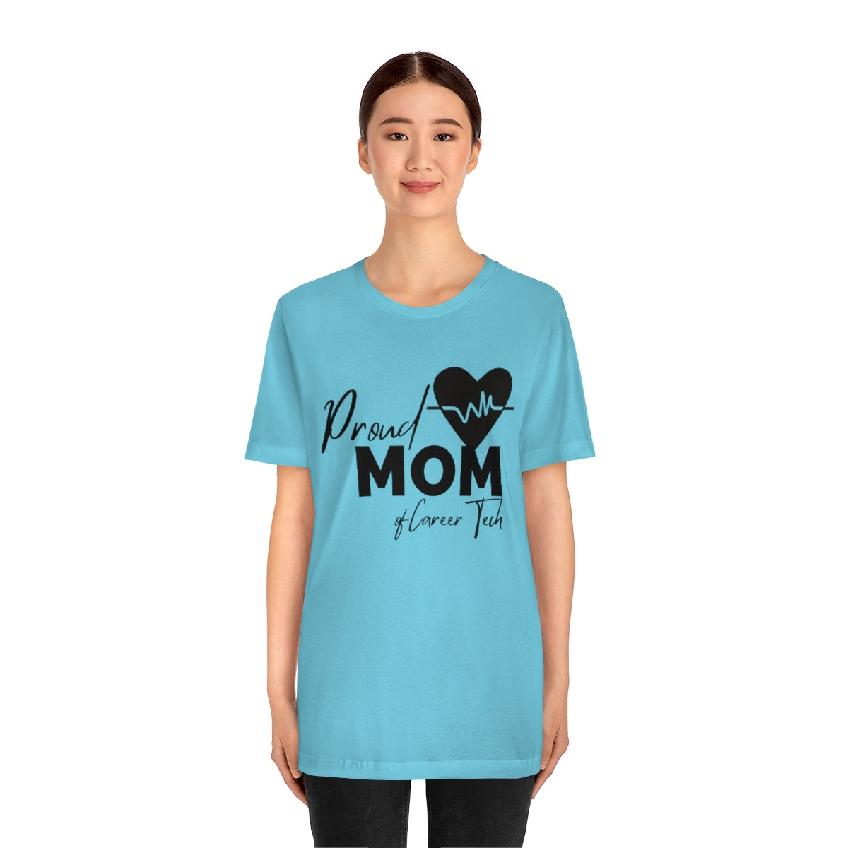 Proud Mom of Career Tech Student Jersey Short Sleeve Tee