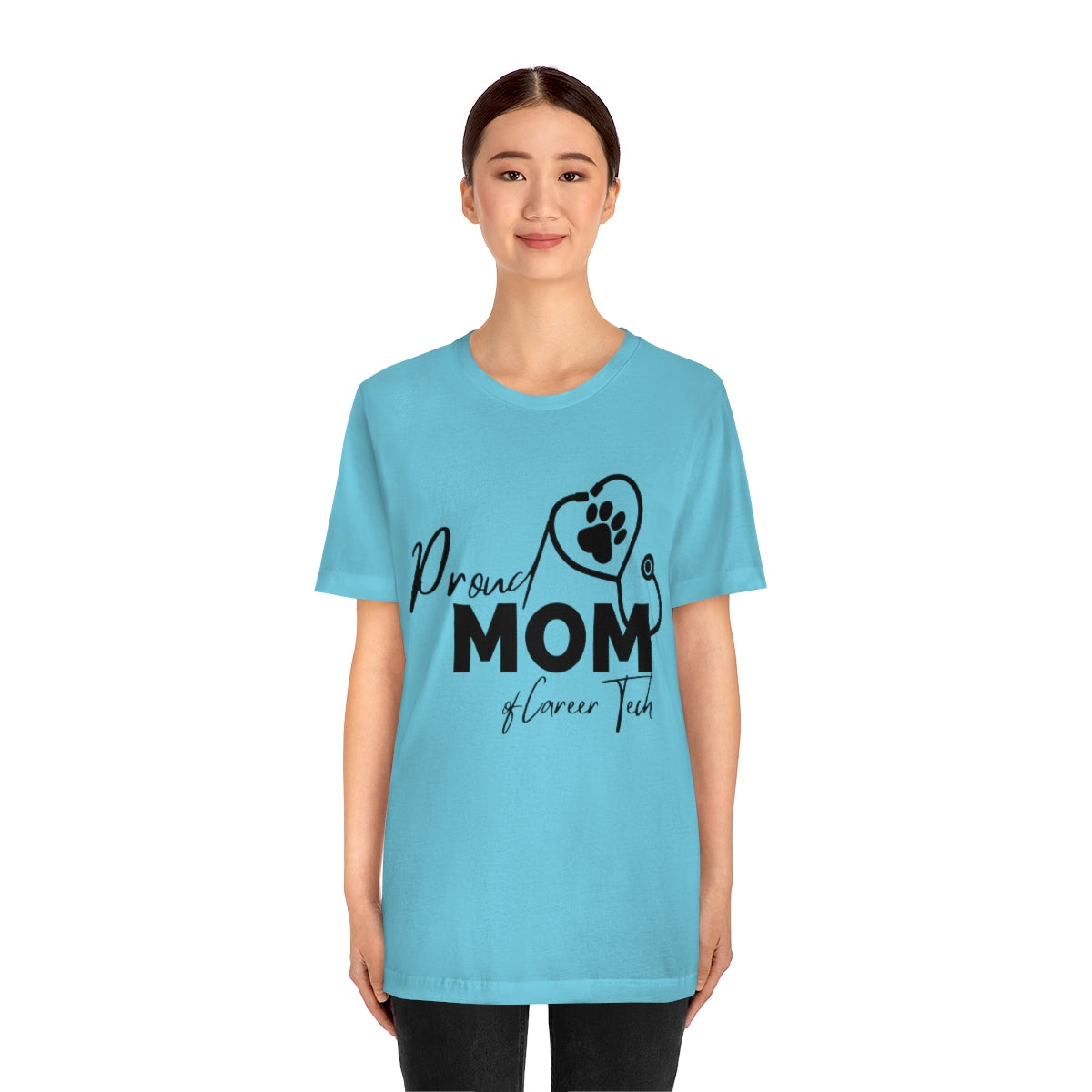 Proud Mom of Career Tech Student Unisex Jersey Short Sleeve Tee