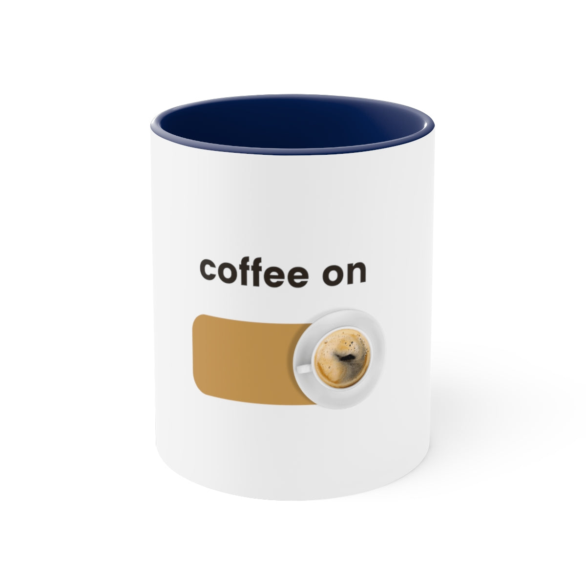 Coffee On Accent Coffee Mug, 11oz