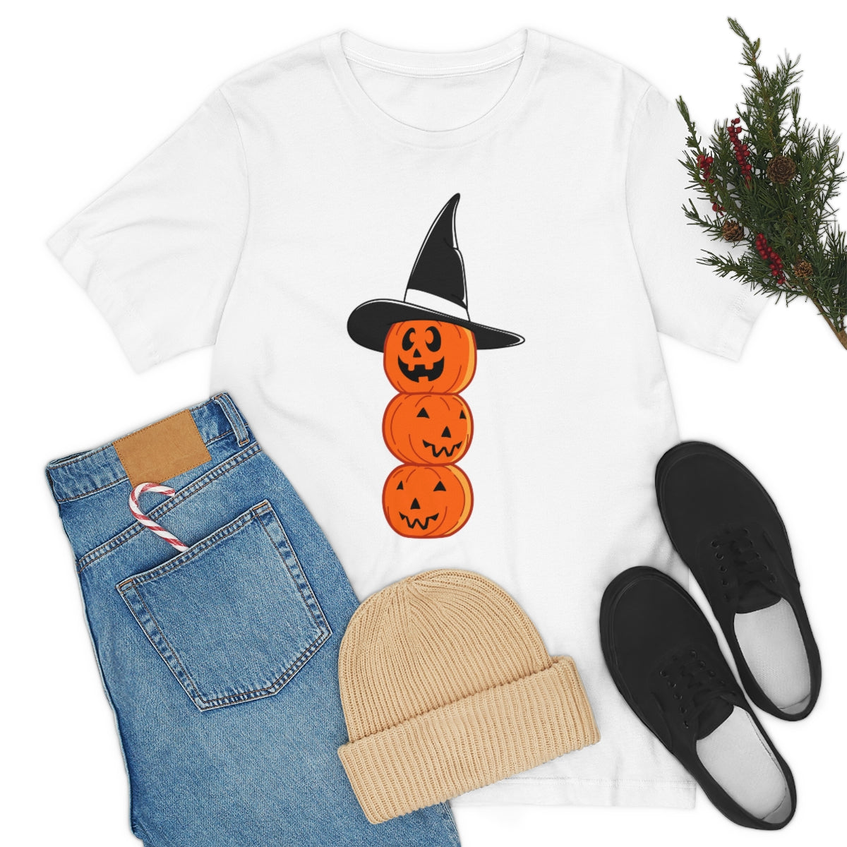 Pumpkin man Unisex Jersey Short Sleeve Tee