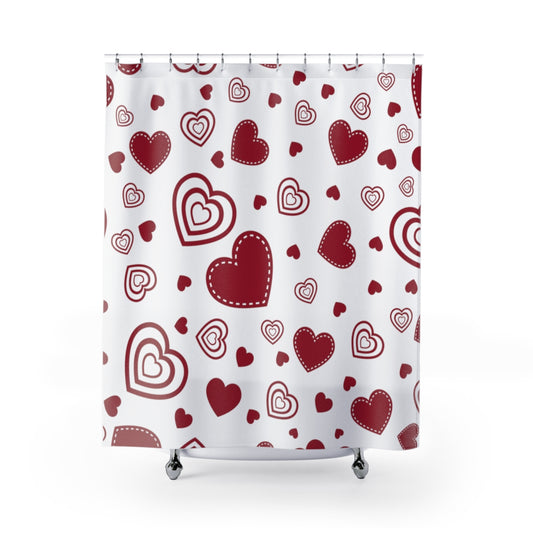 Hearts Shower Curtains